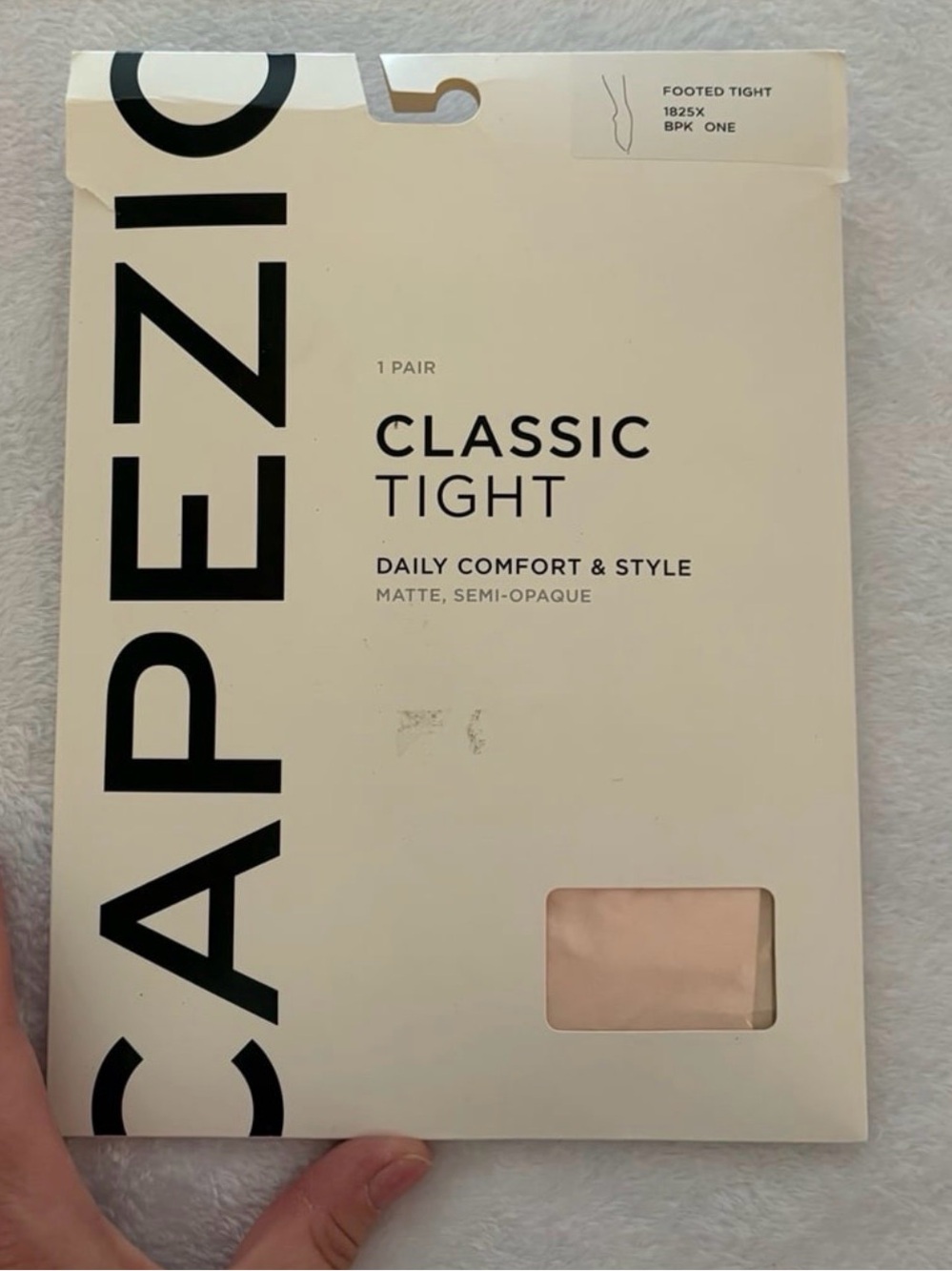 Capezio Classic Tights - Ballet Pink- Toddler 2-6 NWT in Box!